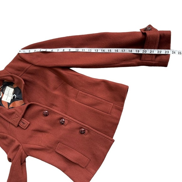 Banana Republic Womens Brown Wool Blend Winter Jacket Size S - Picture 11 of 12